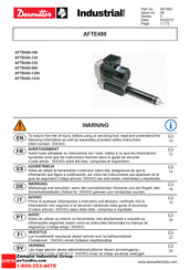 Desoutter AFTE480-1450 Manual De Instrucciones