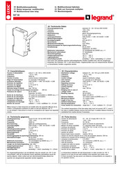 LEGRAND LEXIC 047 44 Manual De Instrucciones