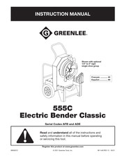 Greenlee 555C Manual De Instrucciones