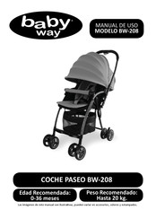 Baby way BW-208 Manual De Uso