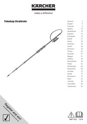 Kärcher Teleskop Strahlrohr Manual De Instrucciones