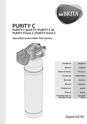 Brita PURITY C AC Manual De Instrucciones