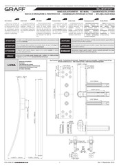 GRAFF LUNA Serie Instrucción De Montaje Y Servicio