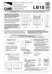 CAME Z Serie Manual De Instrucciones