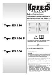 HERKULES ES 150 Manual De Instrucciones