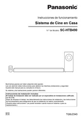 Panasonic SC-HTB490 Instrucciones De Funcionamiento