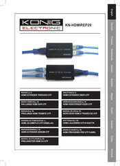 König Electronic KN-HDMIREP20 Manual De Uso