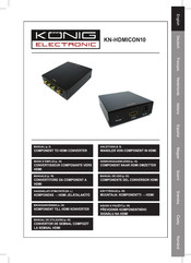 König Electronic KN-HDMICON10 Manual De Uso