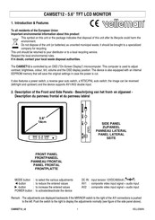 Velleman CAMSET12 Guia De Inicio Rapido
