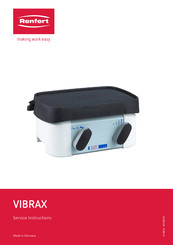 Renfert Vibrax Instrucciones De Servicio