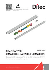 DITEC DAS200RF Manual Tecnico