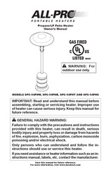 All-Pro SPC-54PHW Manual Del Propietário