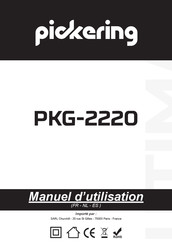 PICKERING PKG-2220 Manual Del Usuario