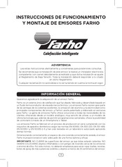 Farho Eco-x ULTRA Instrucciones De Funcionamiento Y Montaje