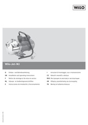 Wilo Jet-WJ Instrucciones De Instalación Y Funcionamiento