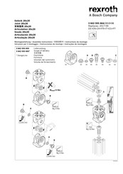 Bosch rexroth 3 842 555 659 Instrucciones De Montaje