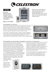 Celestron 47007 Manual De Instrucciones