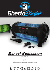 MyDeejay GHETTO BLASTER Manual De Instrucciones