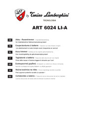 Tonino Lamborghini ART 6024 Li Traducción De Las Instrucciones De Servicio Originales