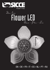 Sicce Flower LED Trio Manual De Instrucciones