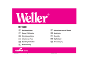 Cooper Tools Weller MT1500 Instrucciones Para El Manejo