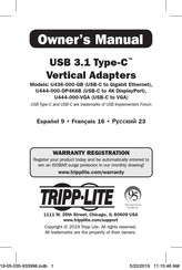 Tripp-Lite U444-000-VGA Manual Del Propietário