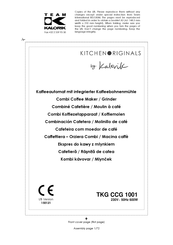 Kalorik TKG CCG 1001 Manual De Instrucciones