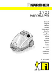 Kärcher 1701 VAPORAPID Manual De Instrucciones