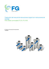 Filtration Group Pi 2160 Traducción Del Manual De Instrucciones Original Con Instrucciones De Montaje