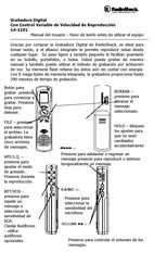 RadioShack 14-1191 Manual Del Usuario