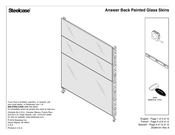Steelcase Answer Back Painted Glass Skins Manual De Instrucciones