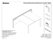 Steelcase Universal Benching Tethering Manual De Instrucciones