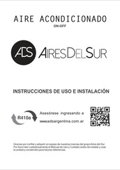 ADS 2,6 Kw Intrucciones De Uso E Instalacion