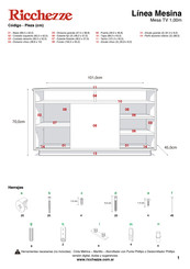 Ricchezze Mesina Serie Instrucciones De Montaje
