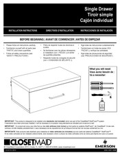 ClosetMaid Emerson 3728 Instrucciones De Instalación