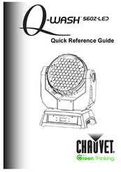 Chauvet Green Thinking Q-Wash 560Z-LED Guía De Referencia Rápida