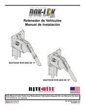 RITE-HITE DOK-LOK RHR-4000 Manual De Instalación