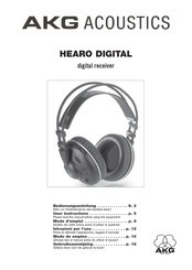 AKG Acoustics HEARO DIGITAL Modo De Empleo