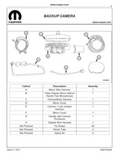 Mopar 82213752AB Instrucciones De Montaje