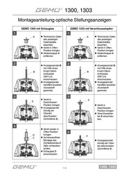 Gemü 1300 Instrucciones De Montaje