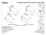 Steelcase Intermediate Worksurface Supports Manual De Instrucciones