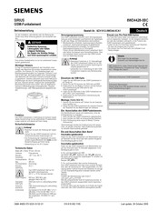 Siemens 8ZX1012-0WD44-0CA1 Guia De Inicio Rapido