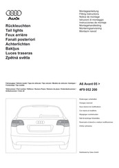 Audi 4F9 052 200 Instrucciones De Montaje