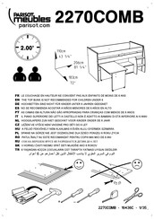 Parisot Meubles 2270COMB Manual De Instrucciones