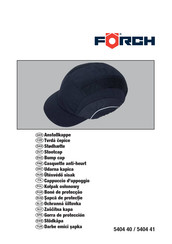 Forch 5404 41 Manual Del Usuario