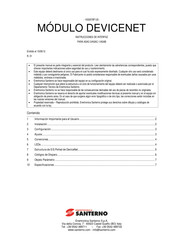 Santerno ASAC-0 Manual De Instrucciones