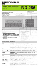 HEIDENHAIN ND 286 Manual De Instrucciones