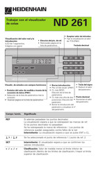 HEIDENHAIN ND 261 Manual De Instrucciones