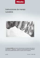 Miele WWG 360 Instrucciones De Manejo