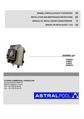 fluidra ASTRALPOOL BERING pH Serie Manual De Instalacion Y Uso